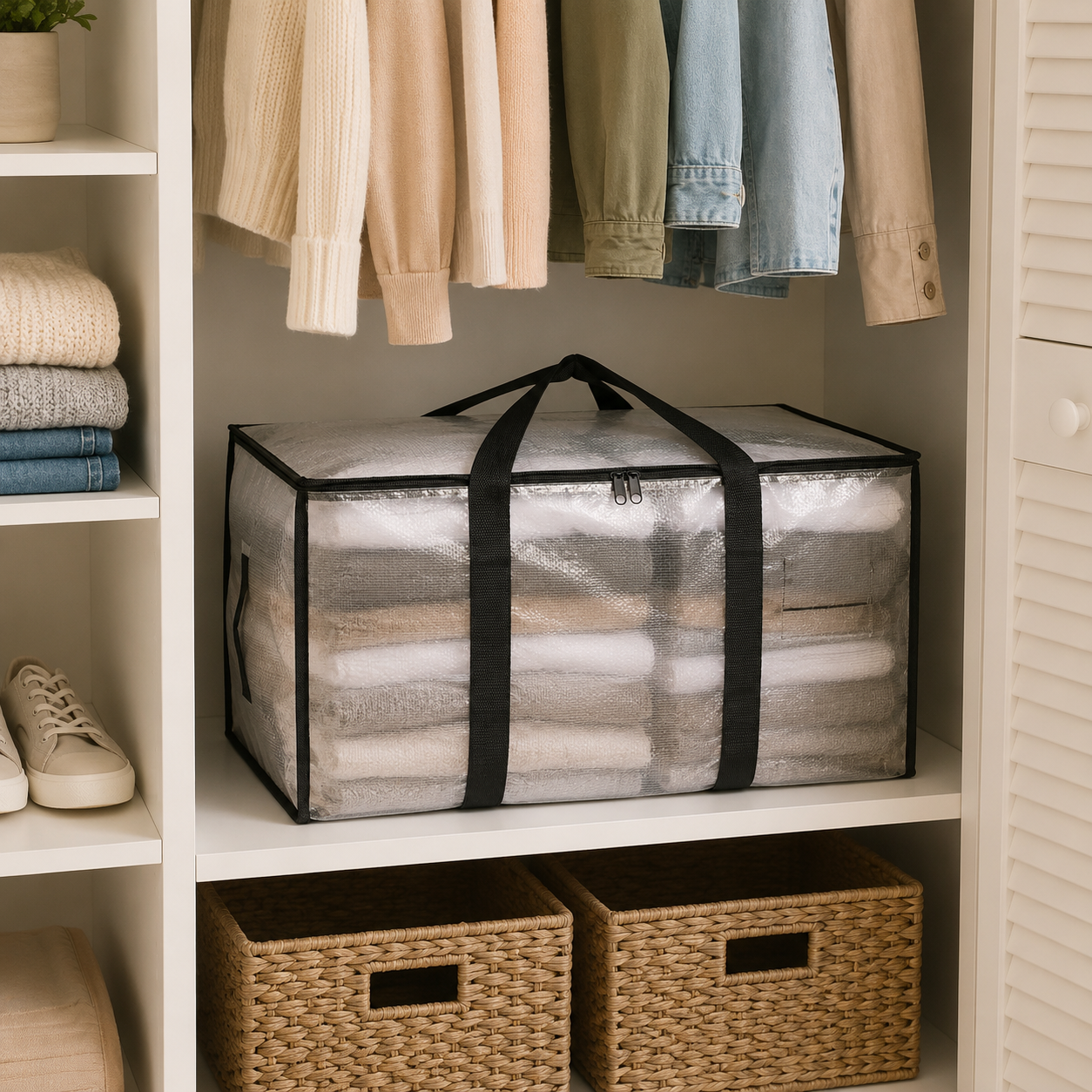 Clear Moving Bags or Storage Bags