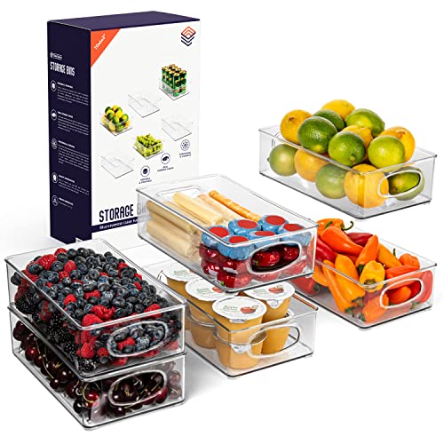 10" x 6" x 3" Clear Plastic Storage Bins
