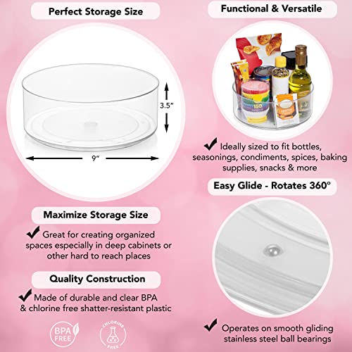 Lazy Susan Rotating Spice Rack