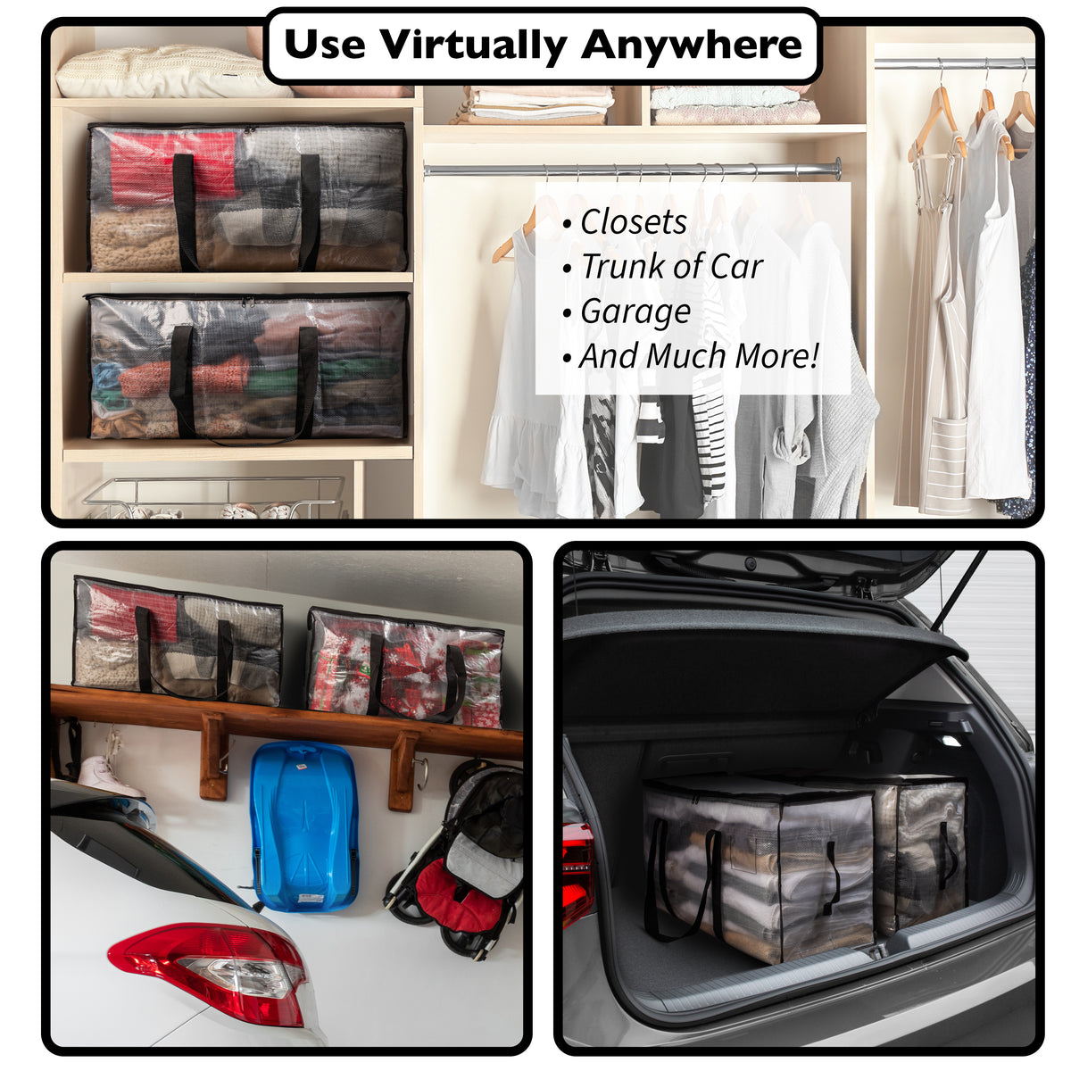 Clear Moving Bags or Storage Bags