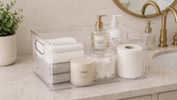11" x 7.5" x 6" Clear Plastic Storage Bins with Lids