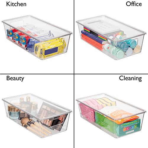 Clear Plastic Storage Bin Organizer Box Storage Organizer