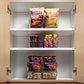 11" x 5.5" x 3.5" Clear Plastic Storage Bins with Dividers