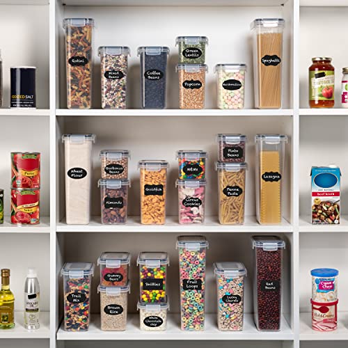 24 Piece Food Storage Organizer Set for Pantry