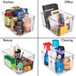11" x 7.5" x 6" Clear Plastic Storage Bins with Lids