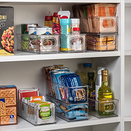 10" x 4" x 3" Clear Plastic Storage Bins