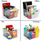 12" x 11" x 8" Clear Plastic Storage Bins
