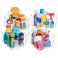 12" x 11" x 8" Clear Plastic Storage Bins
