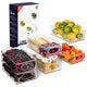 10" x 6" x 3" Clear Plastic Storage Bins