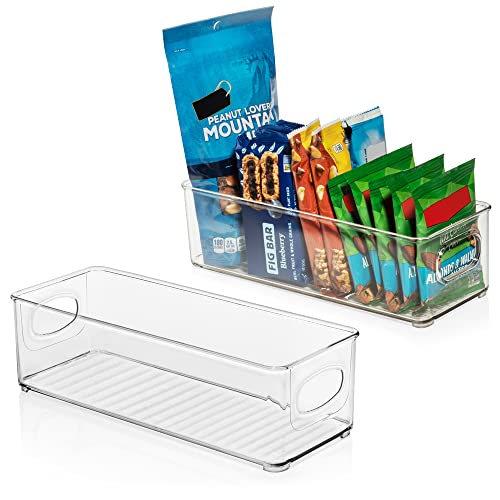 10" x 4" x 3" Clear Plastic Storage Bins
