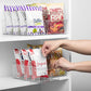 10" x 6" x 3" Clear Plastic Storage Bins with Dividers